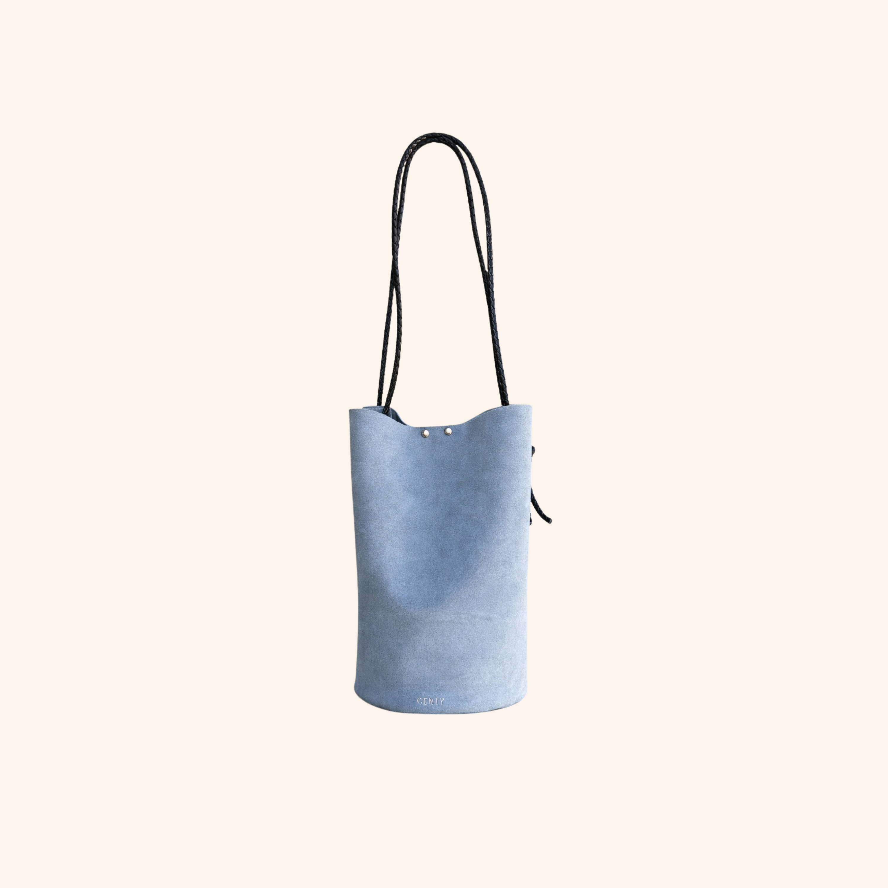 sac chantal epaule nubuck bleu ciel