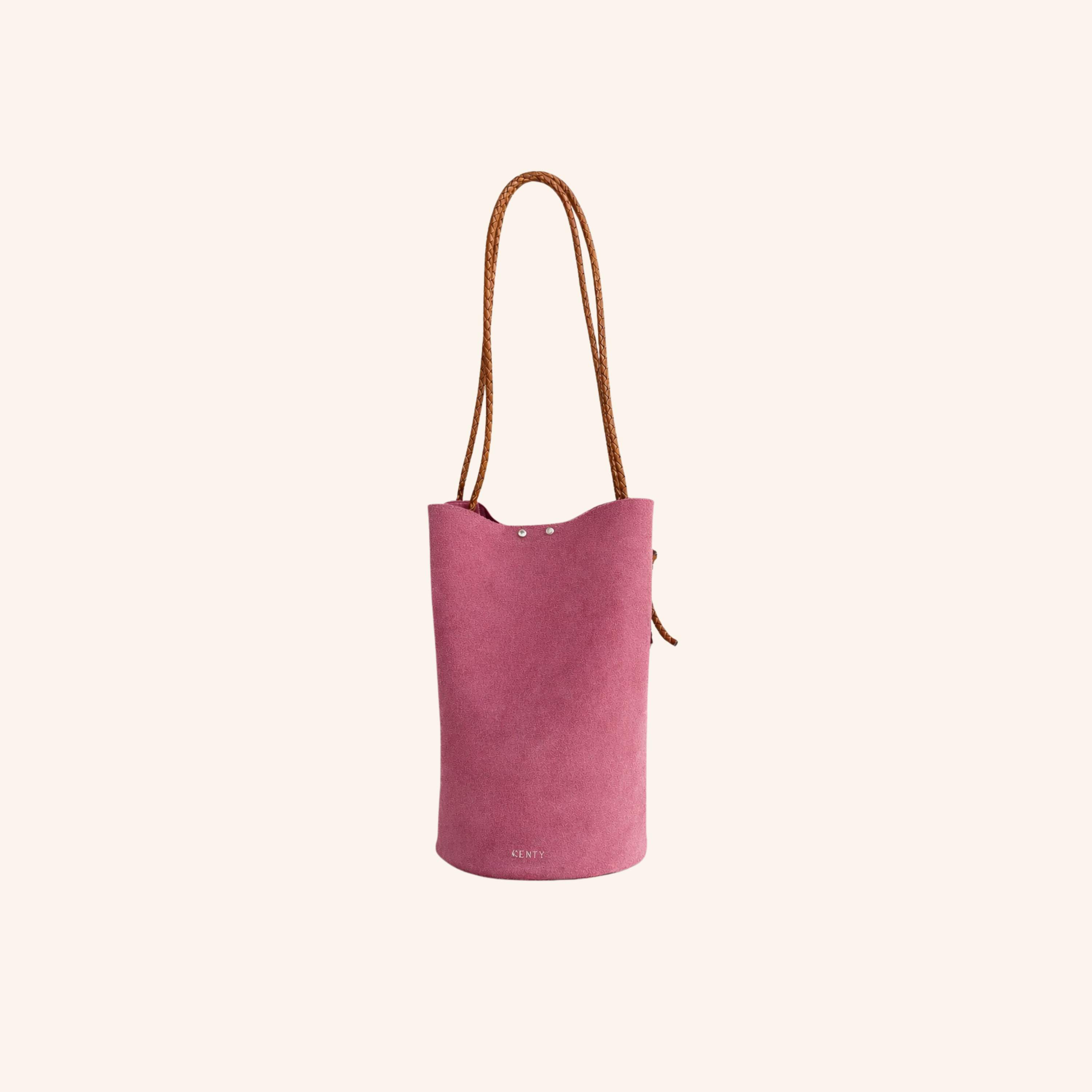 sac chantal epaule nubuck rose