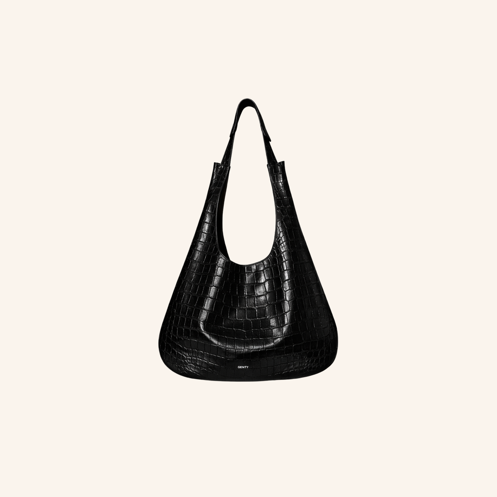 sac tien croco noir