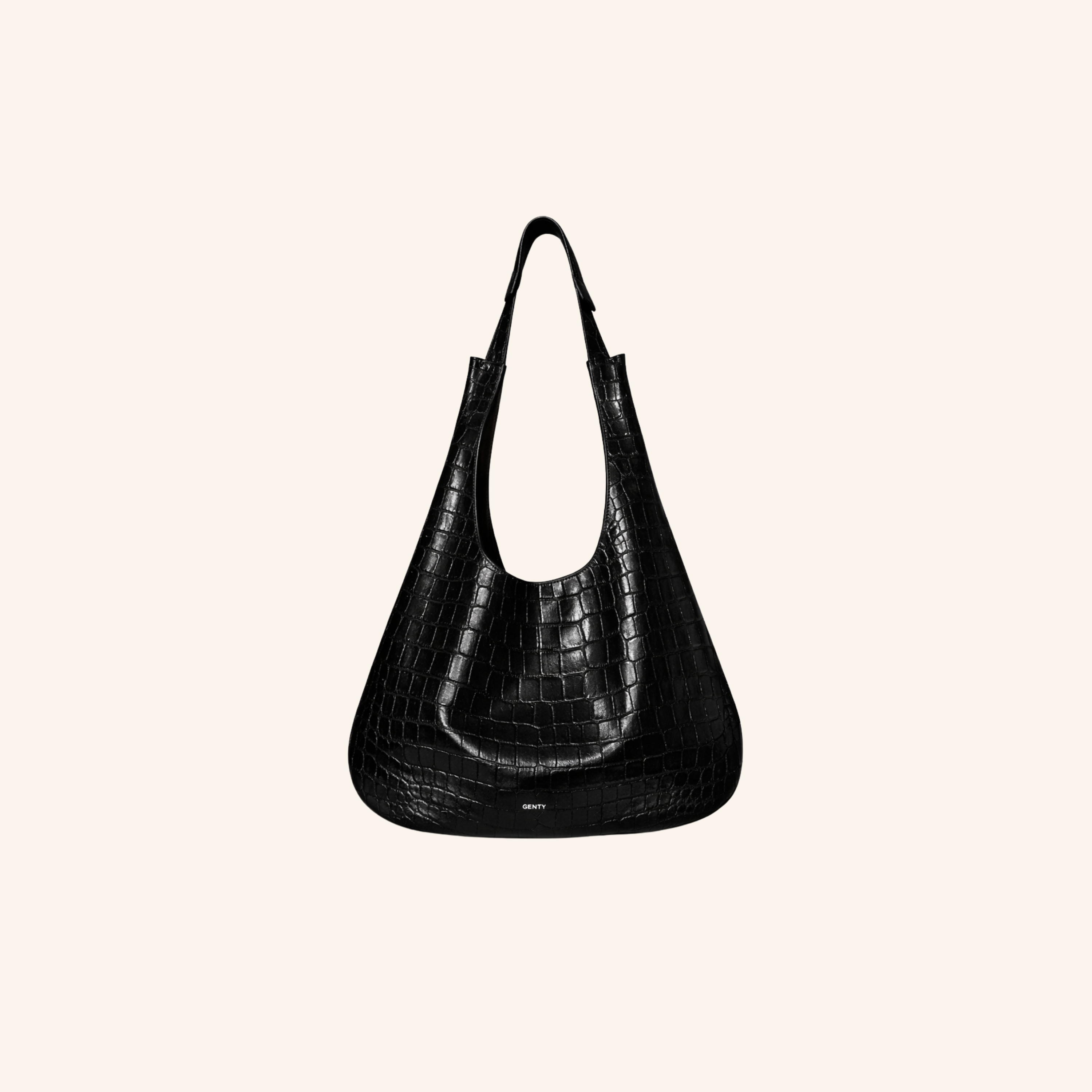 sac tien croco noir