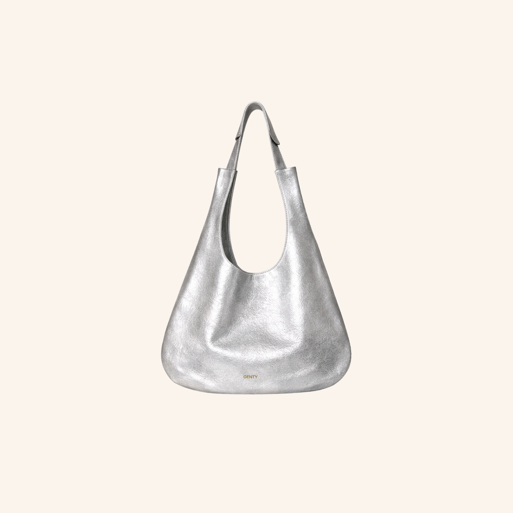 sac tien lisse argente