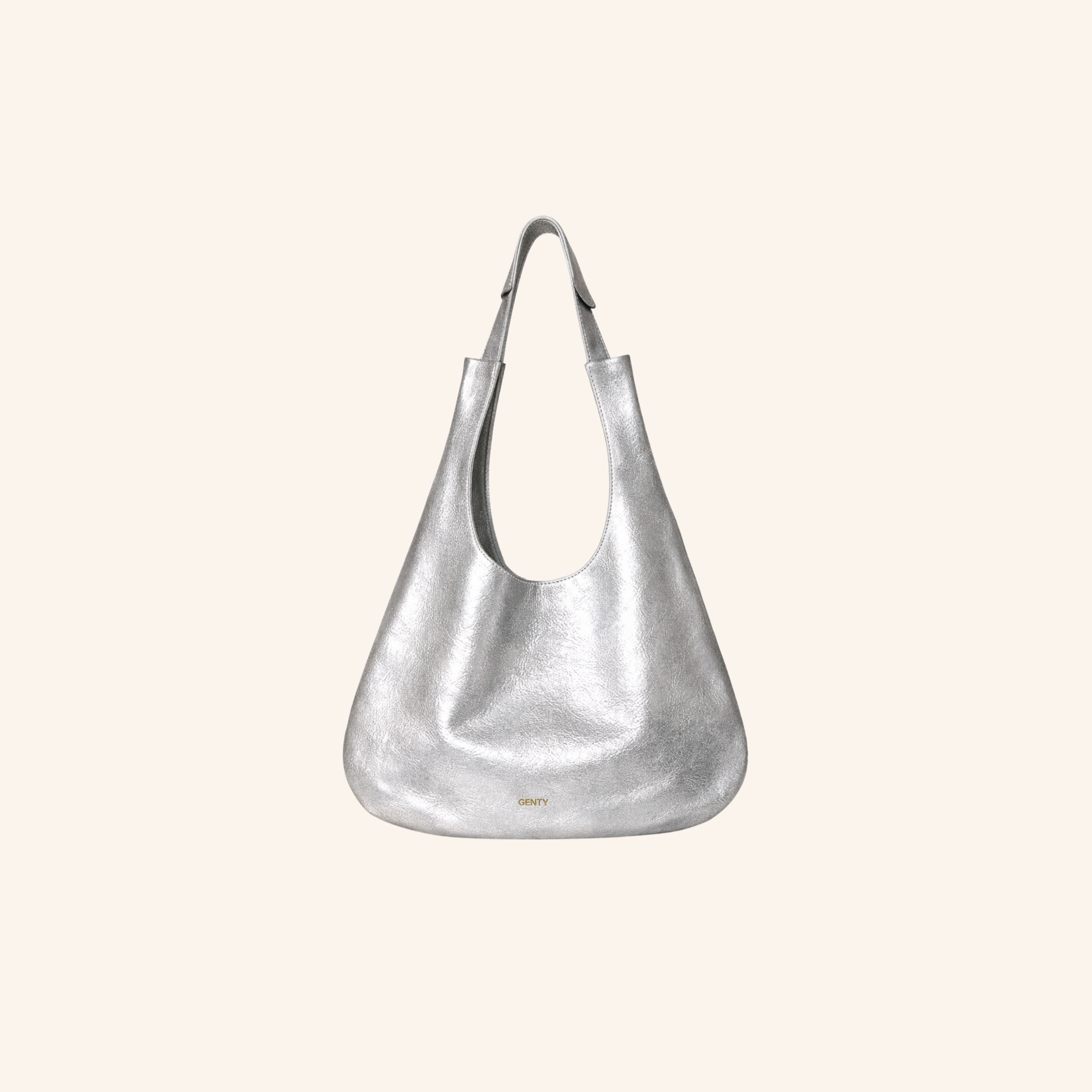 sac tien lisse argente