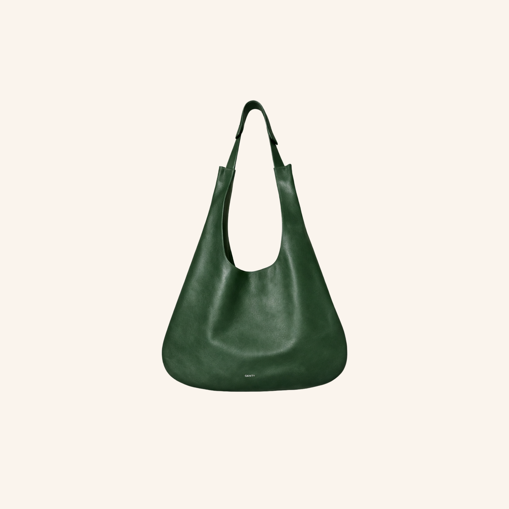 sac tien lisse vert bouteille