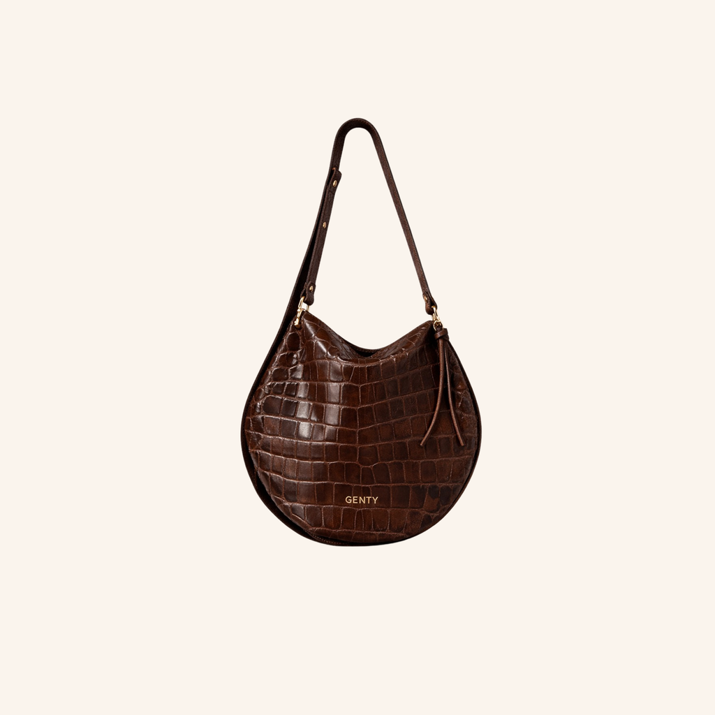 sac garance croco chocolat