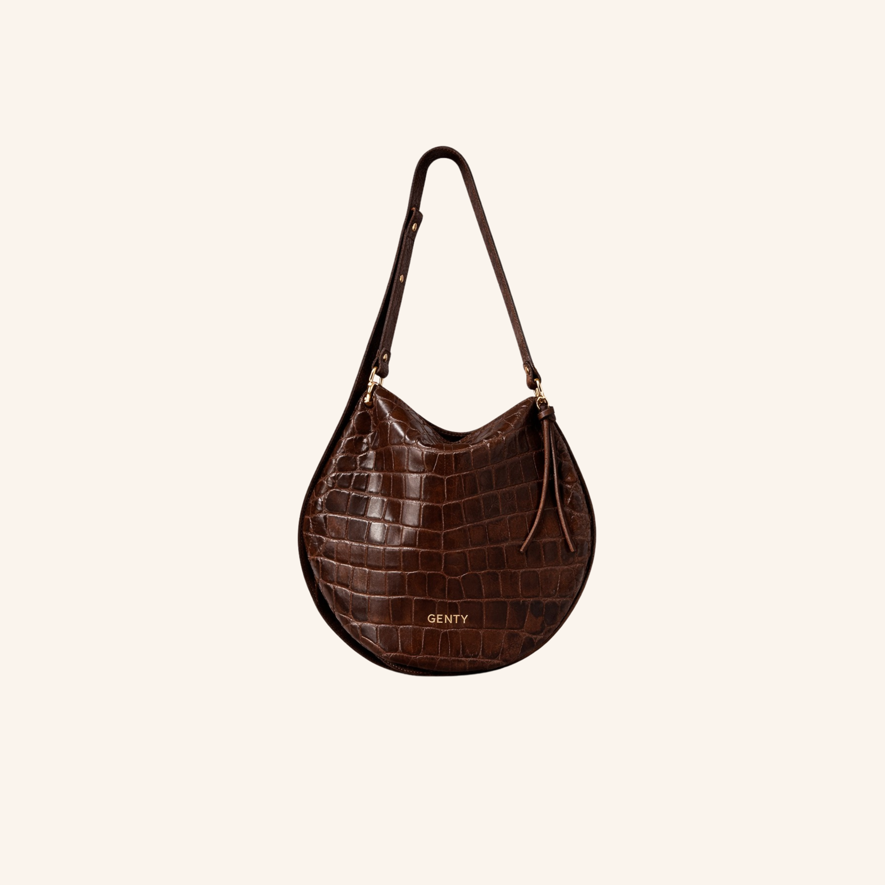 sac garance croco chocolat