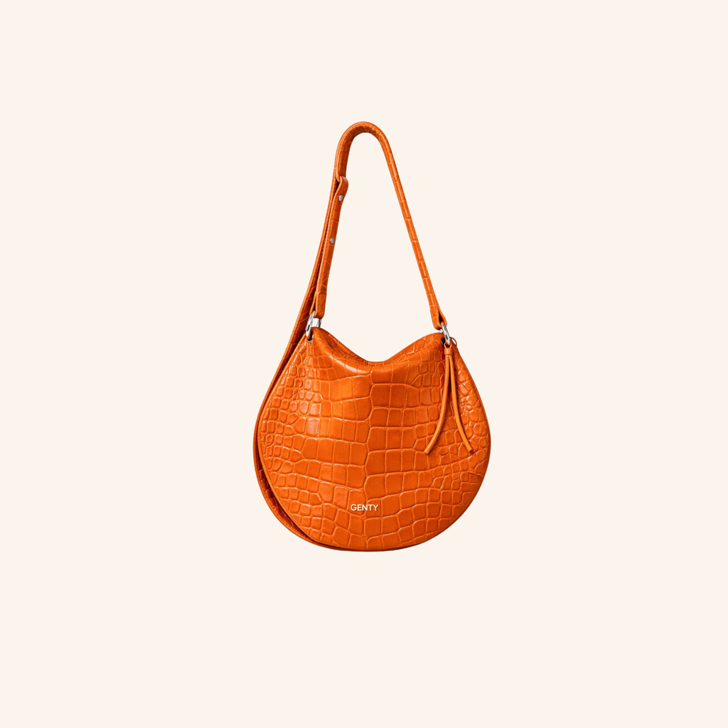 sac garance croco orange