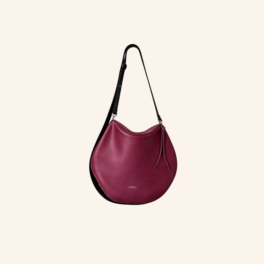sac porte epaule garance lisse prune