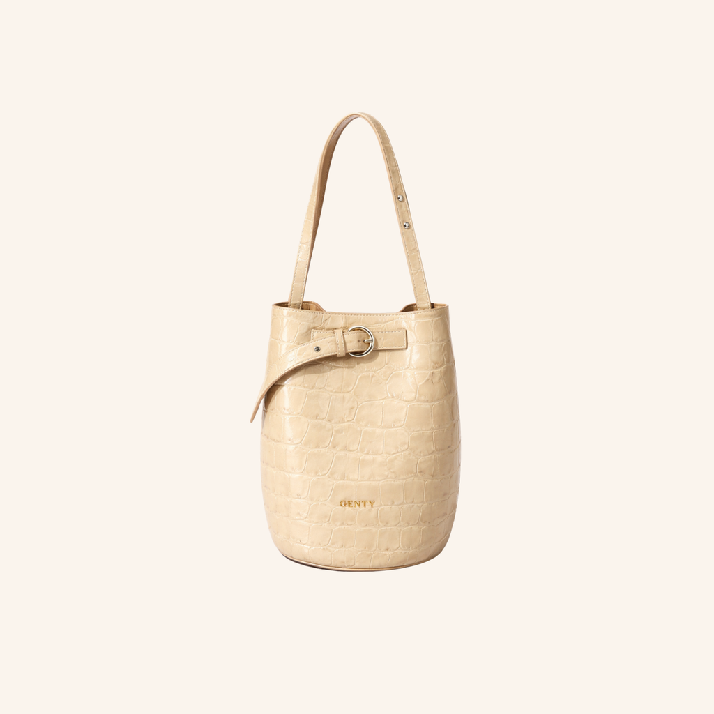 sac gabrielle croco coquille d'oeuf