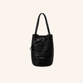 sac gabrielle croco noir