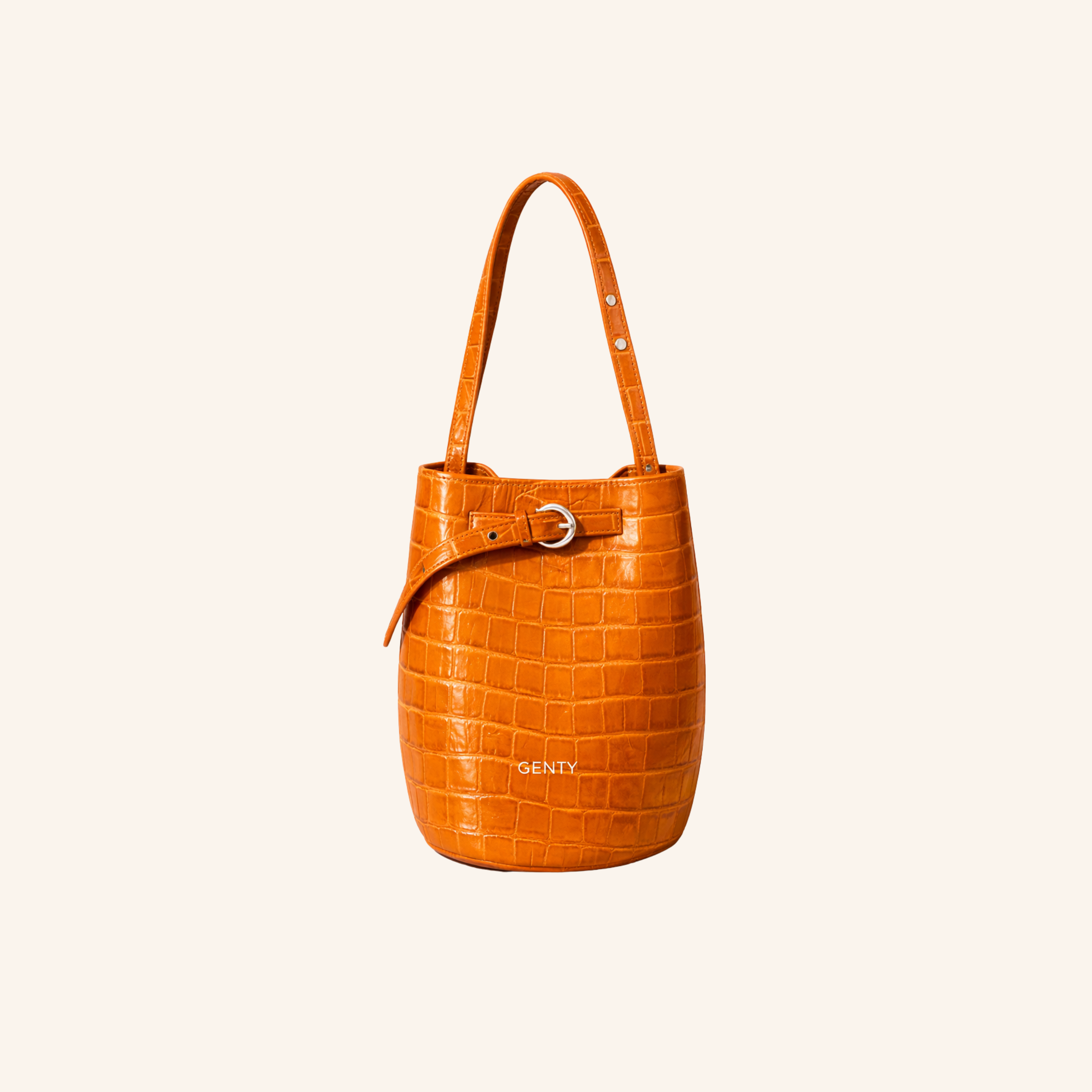 sac gabrielle croco orange
