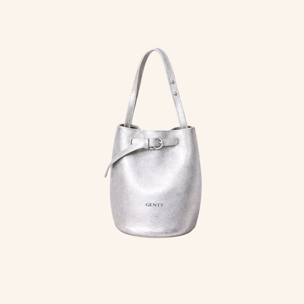sac gabrielle epaule graine argente
